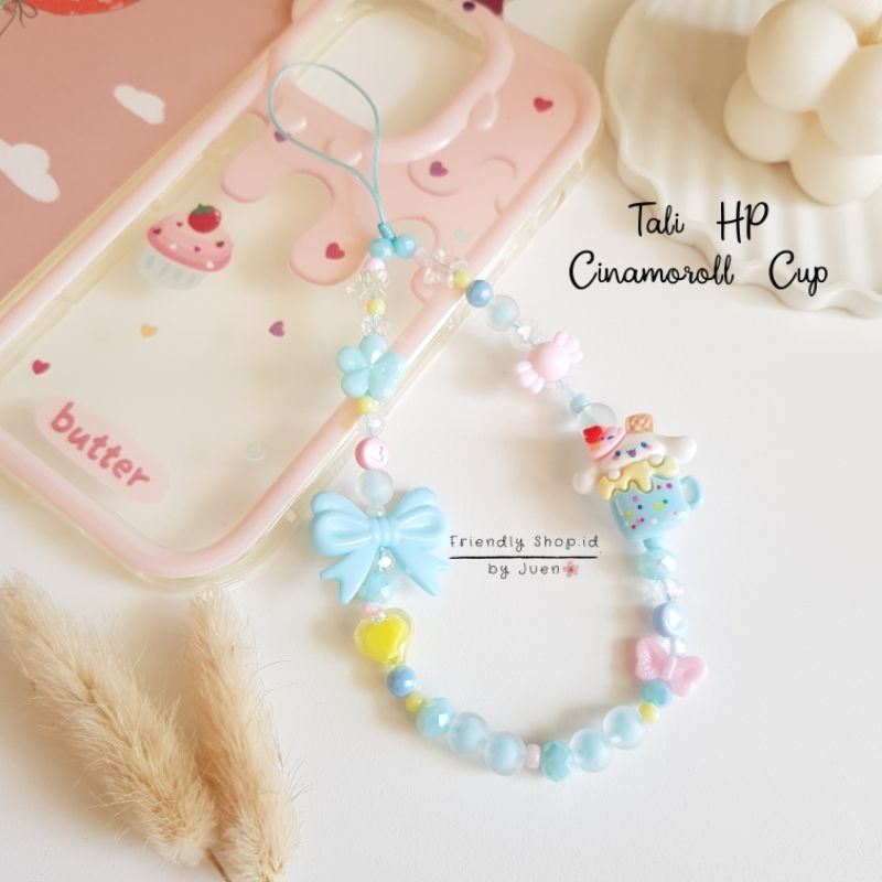 Gantungan Hp - Cinamoroll Flower / Phone Strap /Tali HP / Phone Charm / Aksesories HP