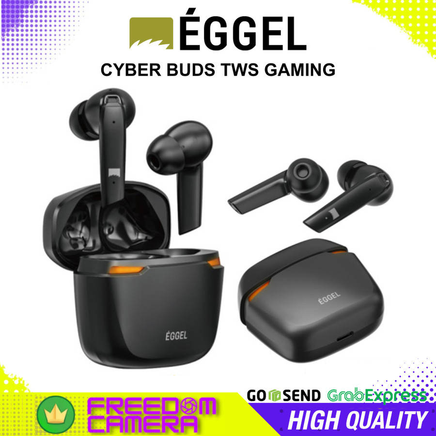 Eggel Cyber Buds Ultra Low Latency TWS Gaming Mode Earphone Bluetooth