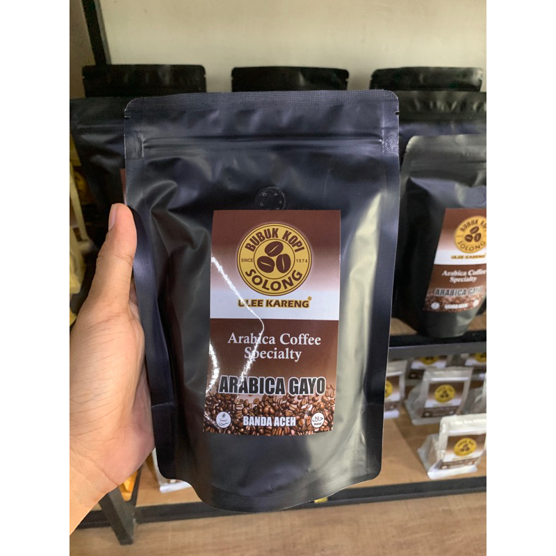 

Bubuk Kopi Arabica Specialty ( Roasted Beans ) 1 kg Solong Ulee Kareng