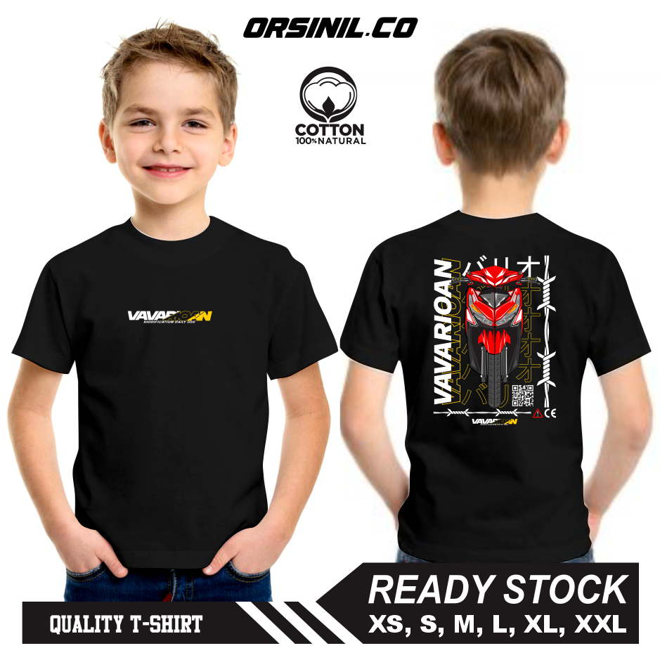 Kaos Baju Anak Racing Vavarioan Honda Vario