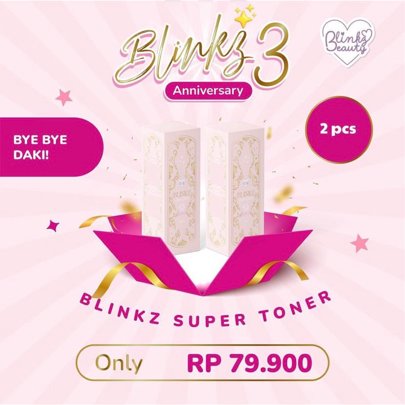 Blinkz Anniversary SALE !! Blinkz Soap Blinkz Super Toner Blinkz Super Mask