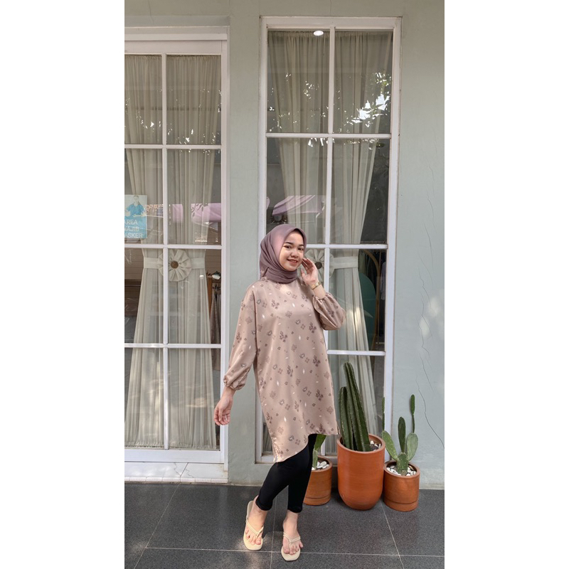 BAJU ATASAN TUNIC LEXA ARMANY SILK