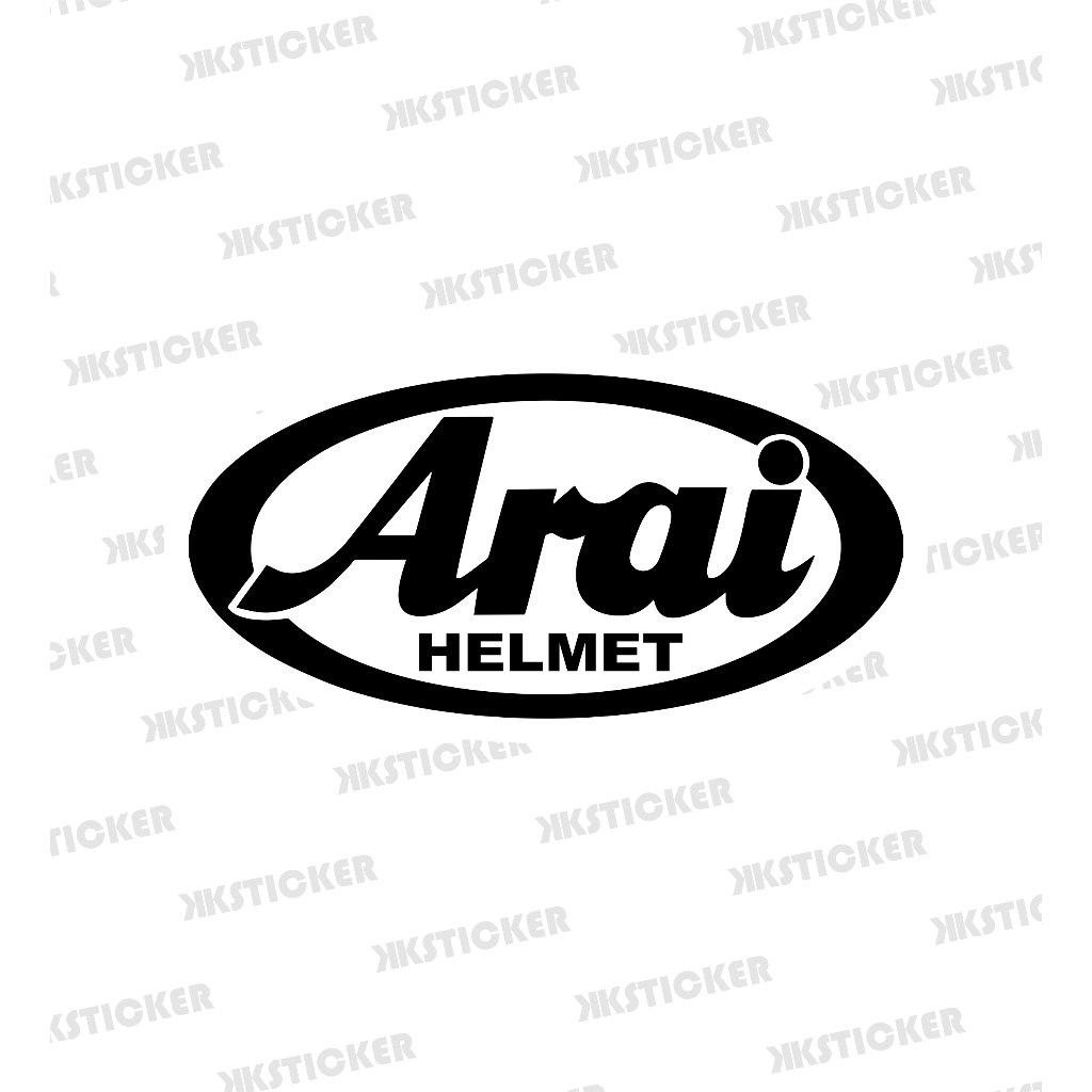 

Sticker Arai | Stiker Vinyl Anti air + Laminasi