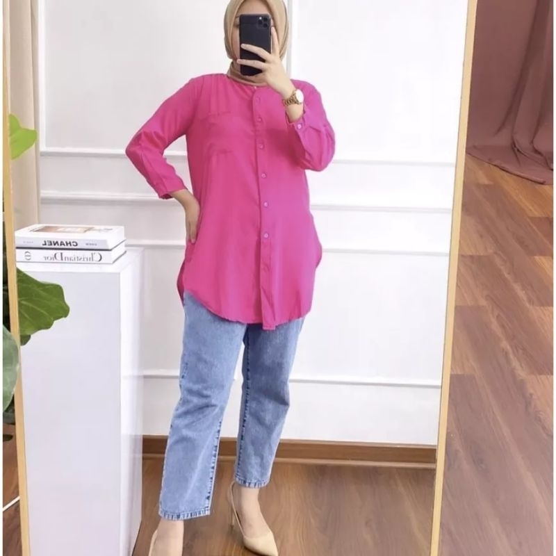SHAKILA PREMIUM TUNIK || SHAKILA DAILY TUNIK PREMIUM || KEMEJA ATASAN WANITA KEKINIAN