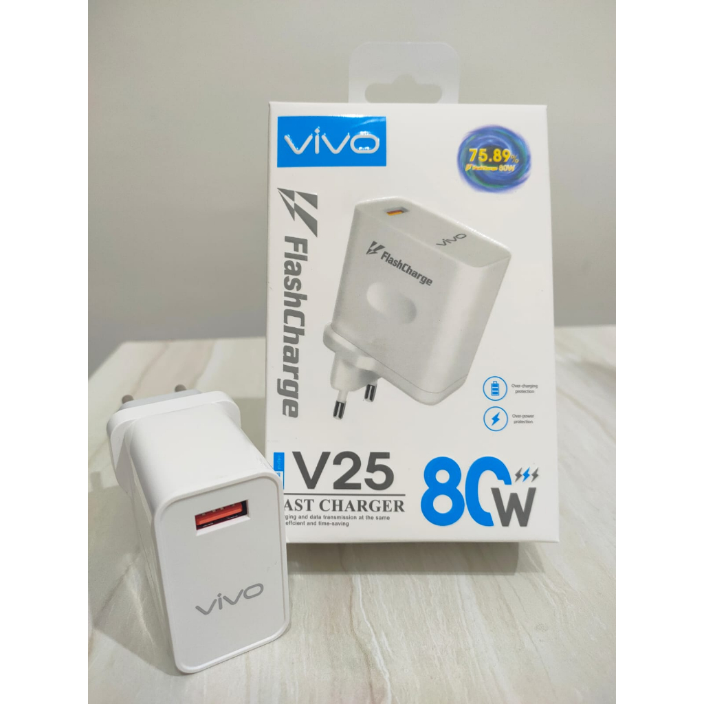 ADAPTER VIVO V25 80W SUPER VOOC FAST CHARGER