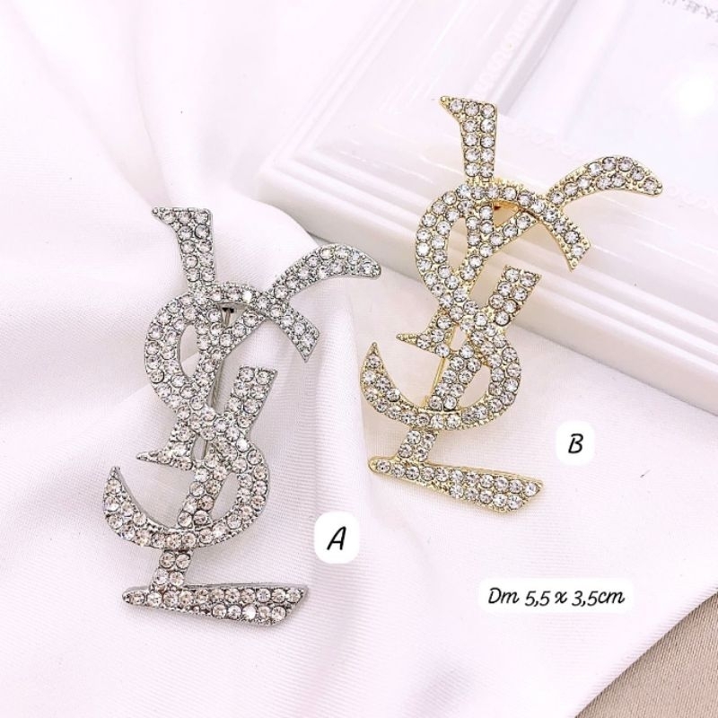 Bros import Brooch Premium Quality untuk hiasan baju di dada kualitas Import Peniti Baju Import swarovsky bros Premium fashion import bahan Bagus B096