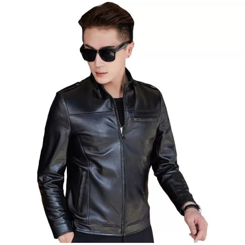 Jaket Pria Bahan Kulit Anak Muda