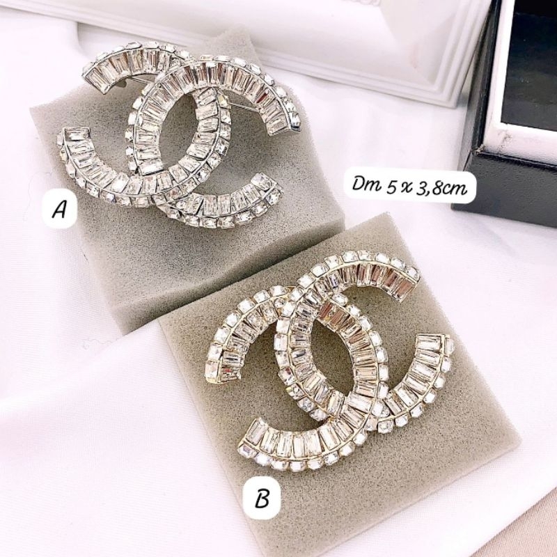 Bros import Brooch Premium Quality untuk hiasan baju di dada kualitas Import Peniti Baju Import swarovsky bros Premium fashion import bahan Bagus B09918