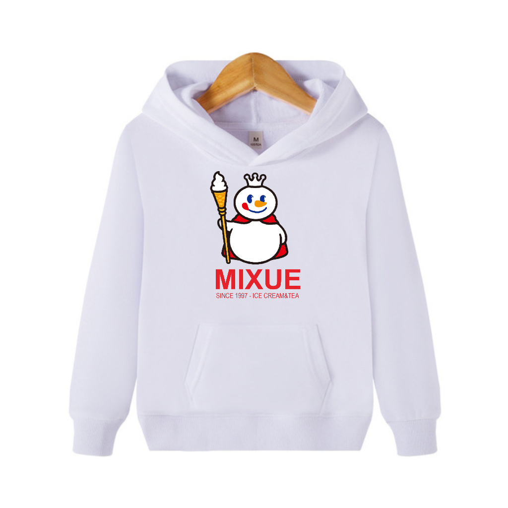 Sweater Hoodie Mixue Anak Viral Atasan/Setelan Hoodie Size M,L,XL Bisa Bayar Ditempat COD