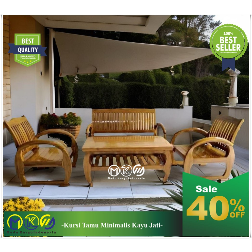 Kursi Tamu Kayu jati murah bahan kayu jati formasi kursi dan meja produk furniture kayu jati dari je