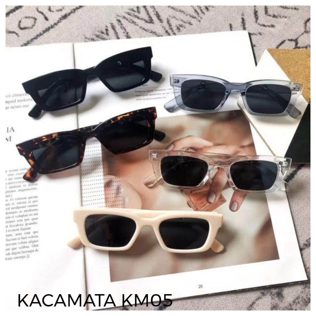 Kacamata Hitam Wanita/Pria Sunglasses Korean INS Fashion KM05