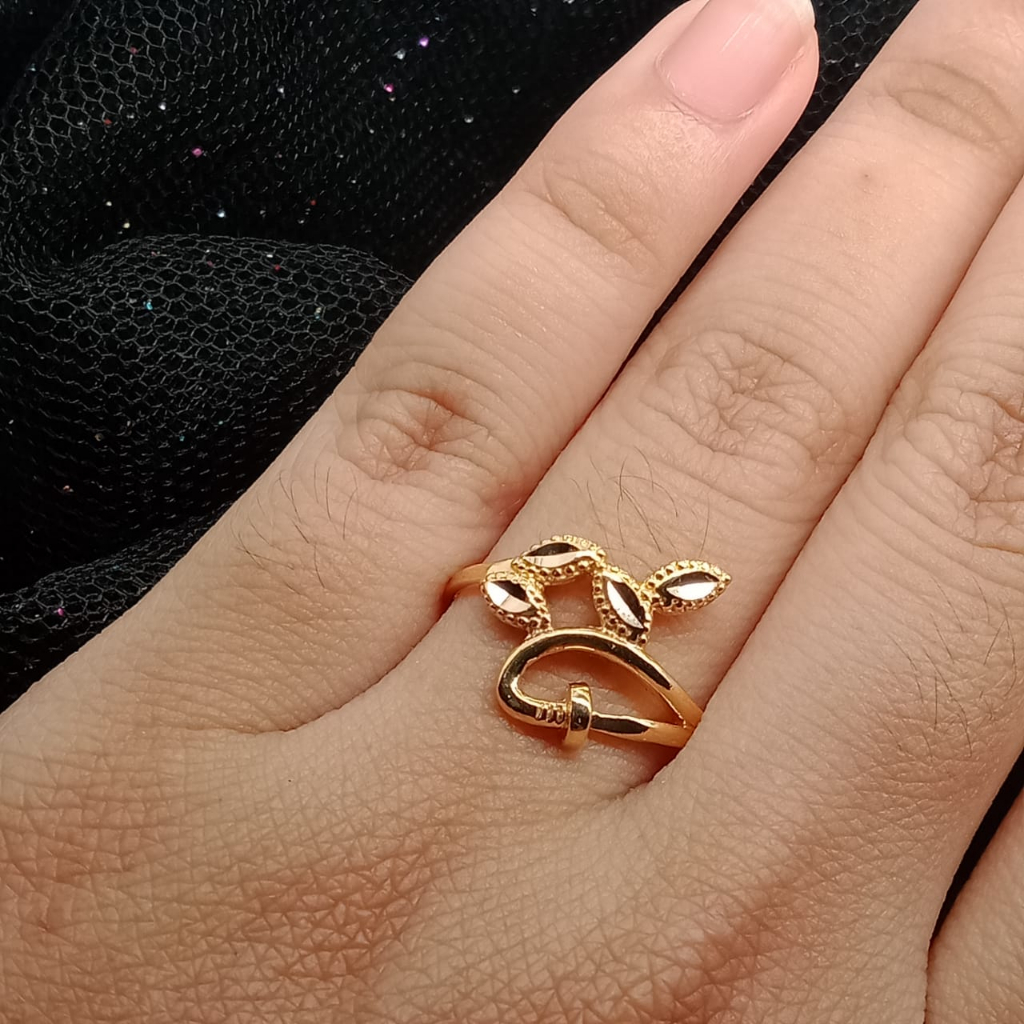 Cincin Emas 17K - 2.25 Gr Kadar 750 - 5249