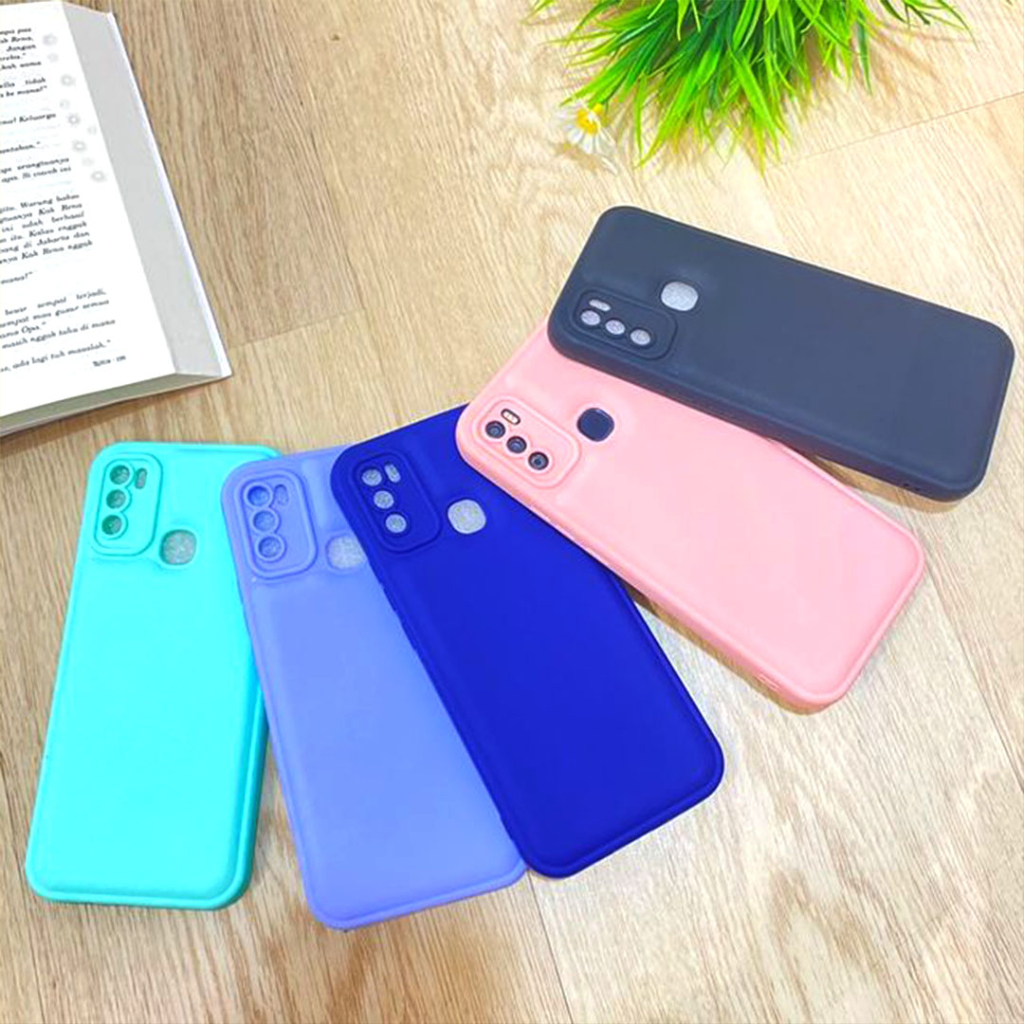 Case Airbag Color Full Oppo A33 A52 A53 A54 A55 4g A57 A58 5g A1 Pro