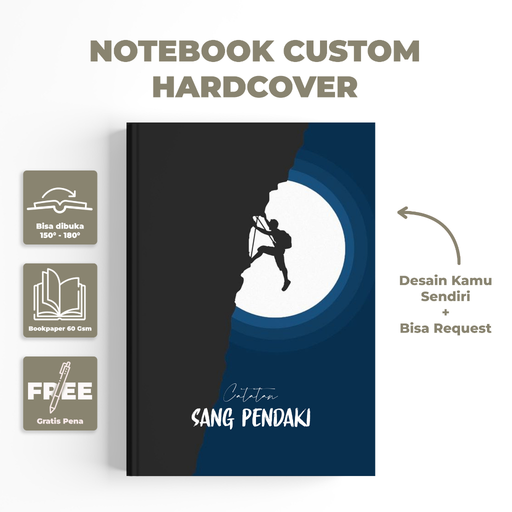 

notebook custom 50 lembar / notebook / notebook estetik / notebook keren / notebook hadiah / notebook kekinian / notebook hadiah / notebook murah / notebook cowok / notebook hadiah cowok