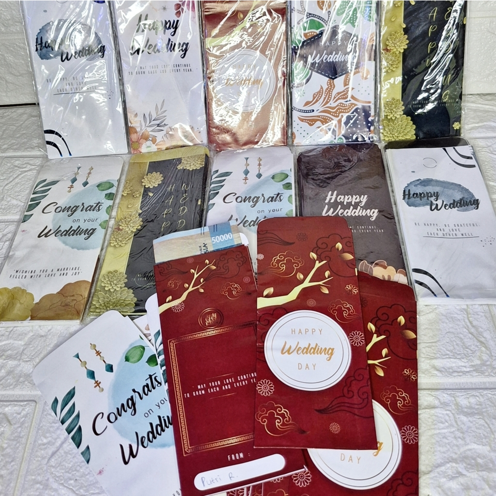 

(8 Pcs) AMPLOP WEDDING | AMPLOP KONDANGAN | AMPLOP BECEK