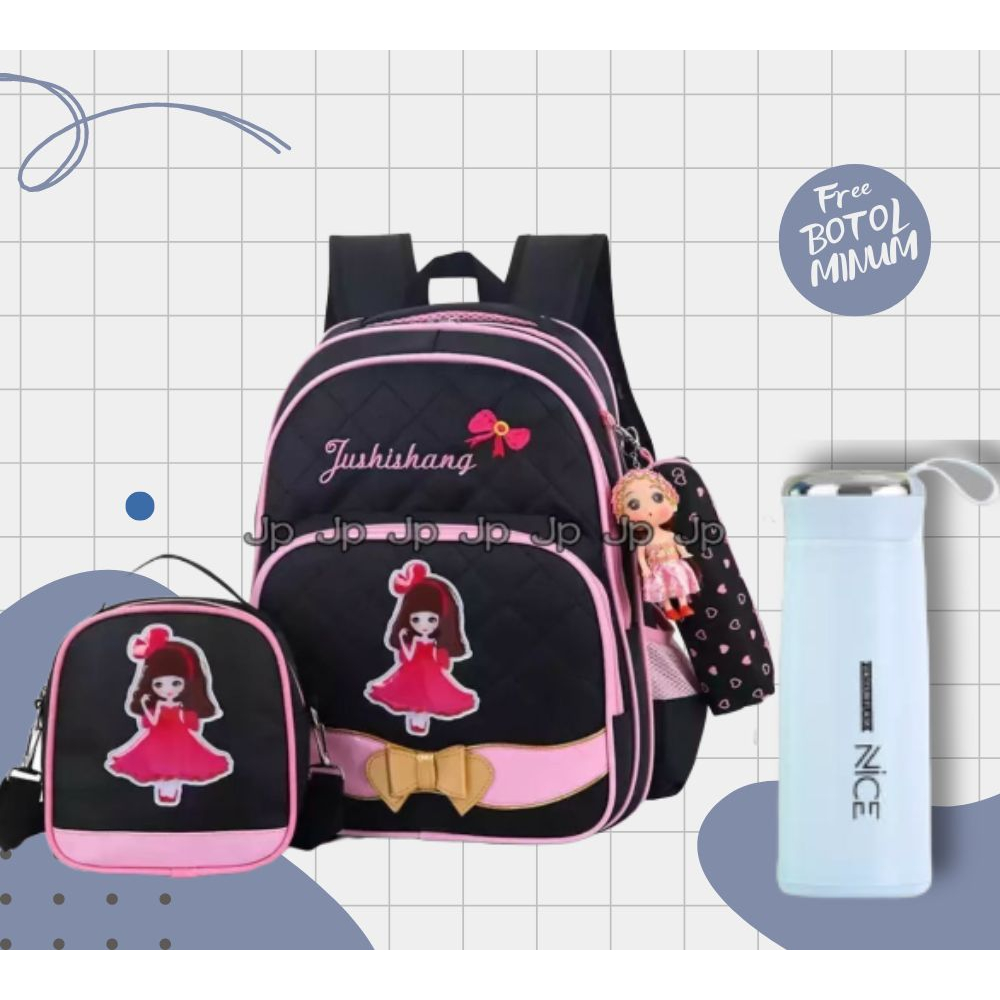 BDKR_TAS - (COD)Tas Ransel BIDADARI_Ratu/ Fashion Anak Sekolah 4 Warna Tas Anak sekolah SD Baby Bag Tas Ransel Anak Sekolah Karakter perempuan Tas Karakter Bidadari