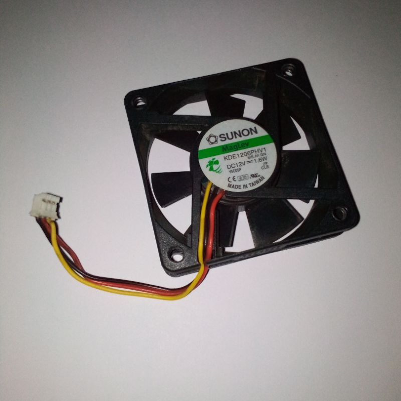 FAN 6CM KIPAS ORIGINAL SUNON KDE1206PHV1 12V 1.6W 3PIN