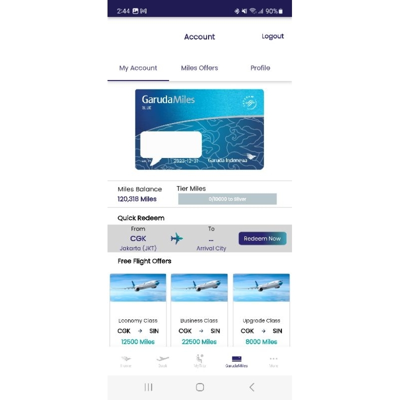 Voucher Tiket Pesawat Garuda Indonesia Jakarta - Kuala Lumpur