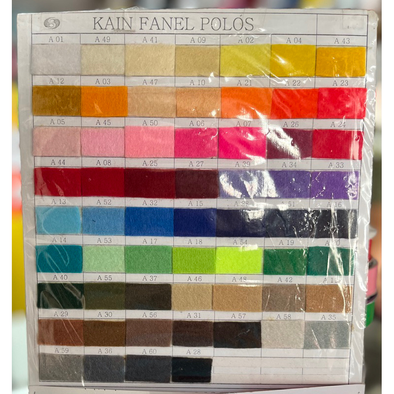 Kain Flanel Polos Warna Warni / Kain Flanel Murah (2)