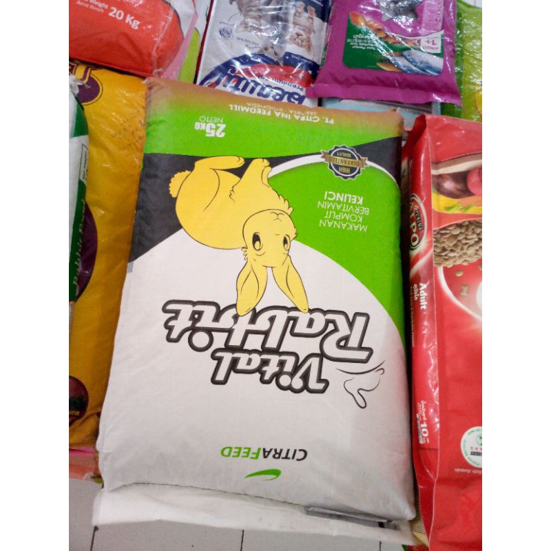 EKSPEDISI - VITAL RABBIT PELET / MAKANAN KELINCI 25KG