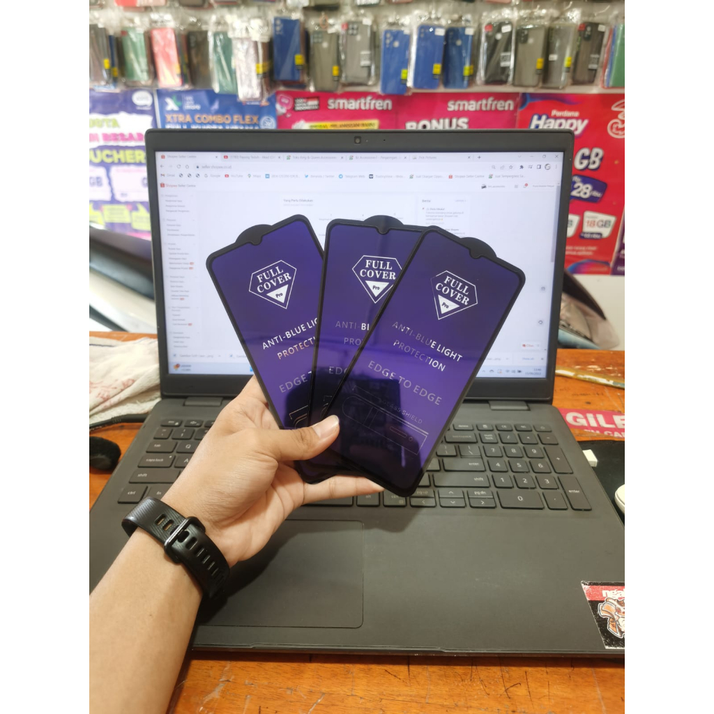 REDMI NOTE 9 PRO Tempered Glass Anti Blue Light Anti Radiasi Mata