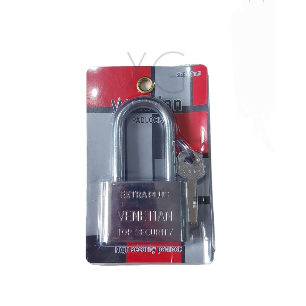 Gembok Rumah  / Gembok Pagar / Gembok Venetian Leher Panjang 60MM