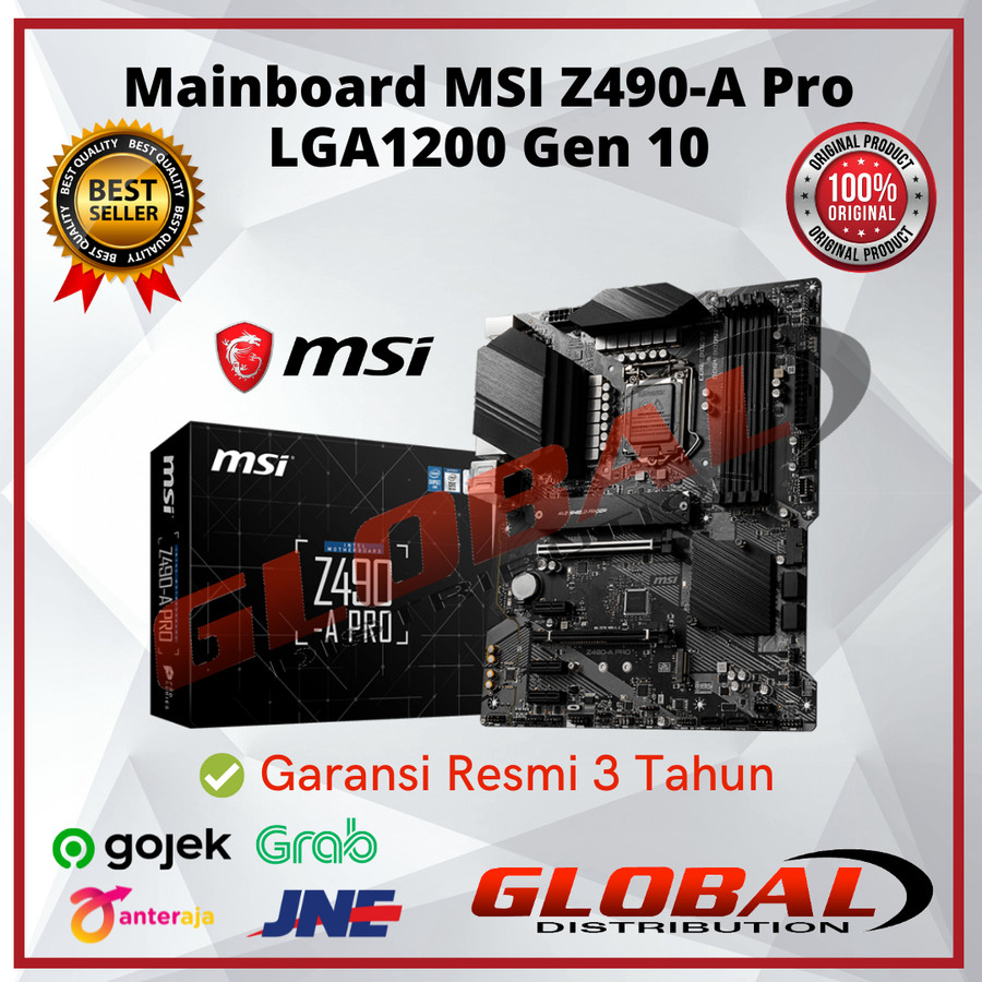 Motherboard MSI Z490-A Pro - Msi Z490A Pro - LGA1200 Gen 10