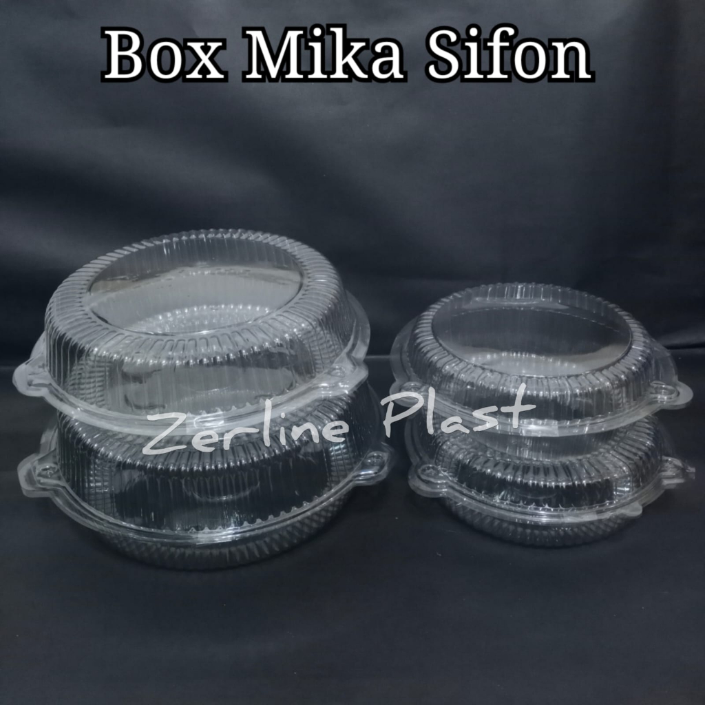 Box Mika Sifon 22 - Box Mika Kue Bolu @50pcs