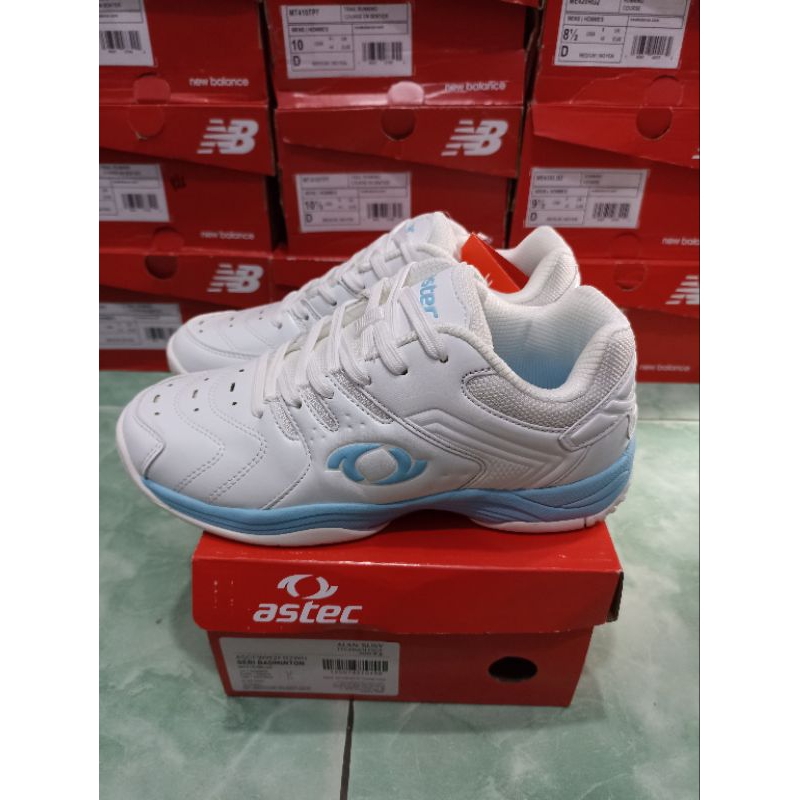 Astec Geri Badminton Sepatu Original Putih