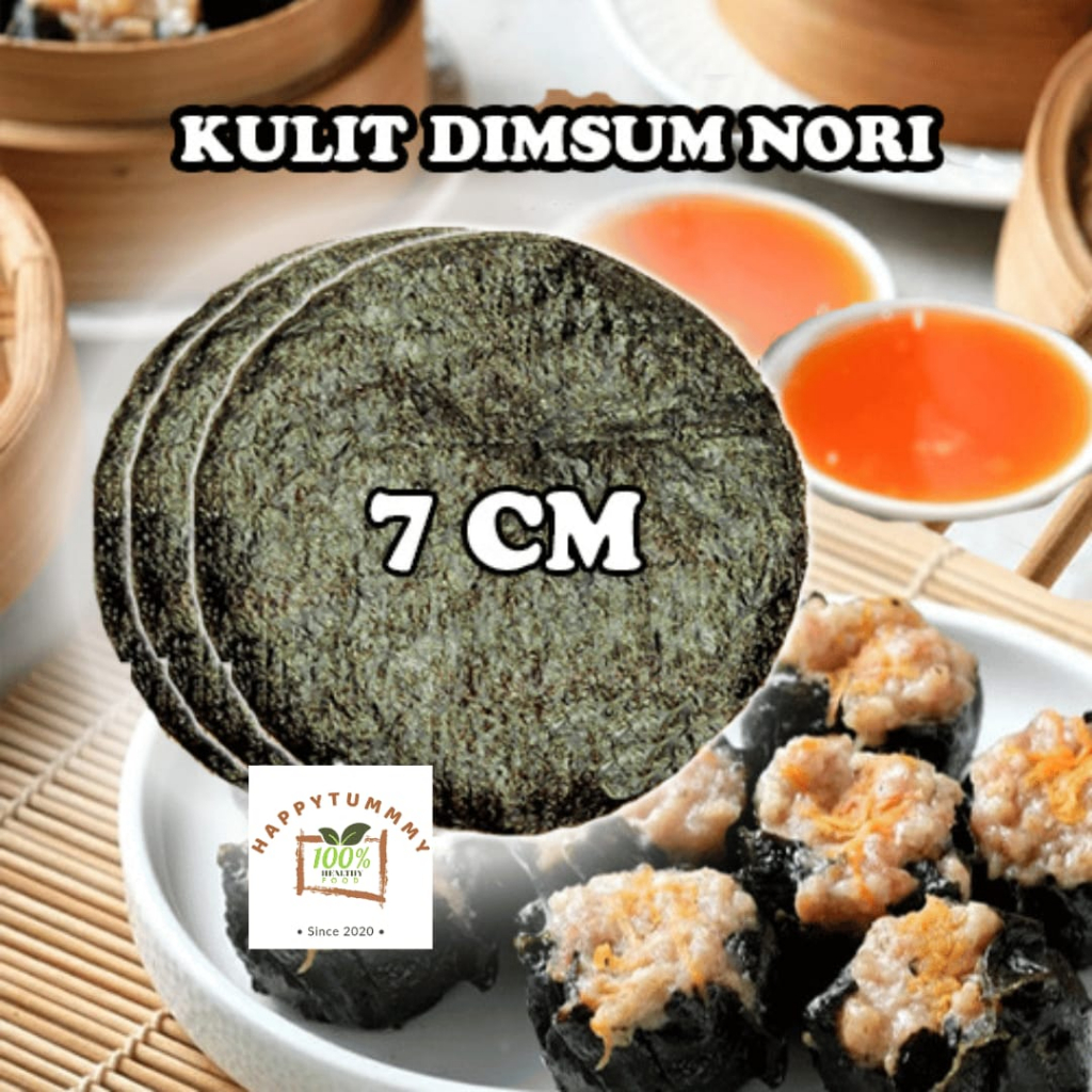 

HPT - Kulit dimsum SIOMAY NORI RUMPUT LAUT Gyoza Pangsit tipis halal lembut anti lengket enak