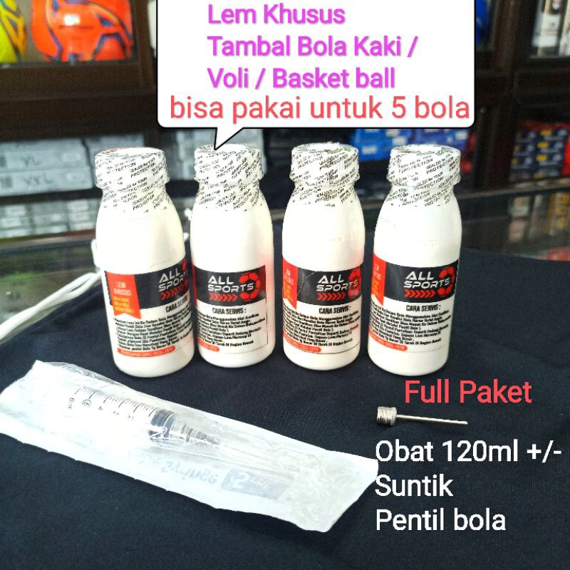 Lem khusus tambal bola / lem tambal bola kaki / bola basket / bola voli
