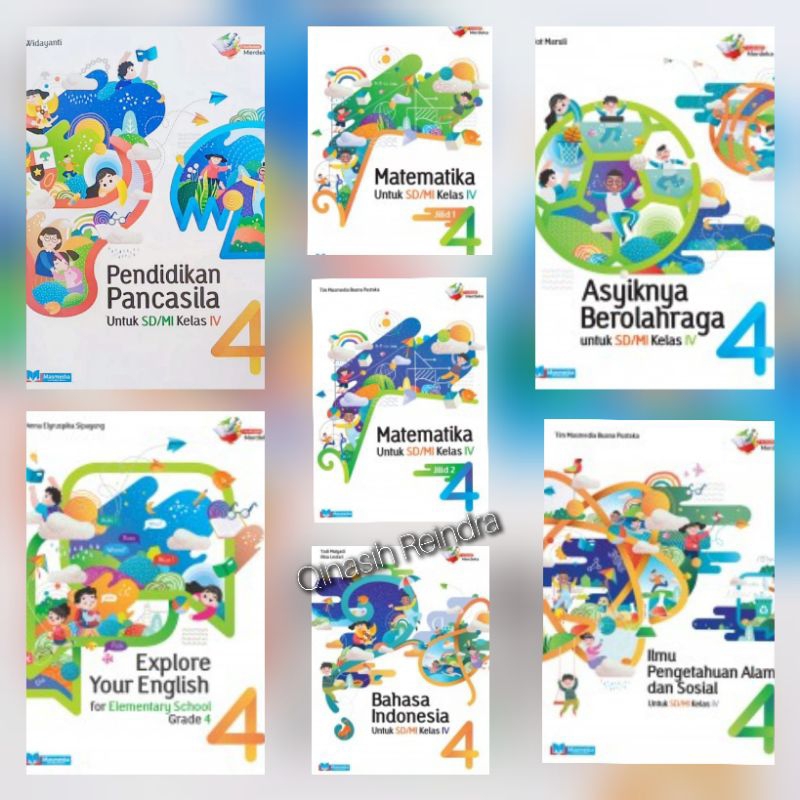 Paket REGULER Masmedia SD/MI KELAS 4 KURIKULUM MERDEKA