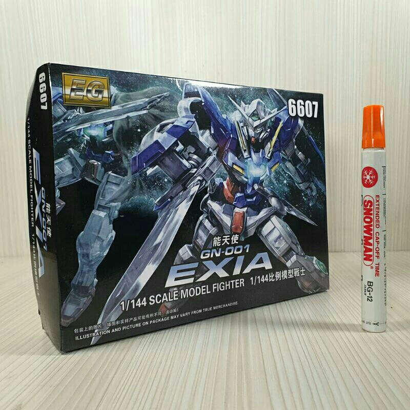 mainan mokit gundam exia 6607 GN-0011/144 scale model fighter EGCWqppISD
#gundam #Mokit #actionfigur