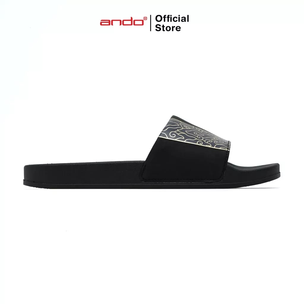 Ando Pandu Sandal Slide Pria Batik Sendal Slop Cowok Distro Laki