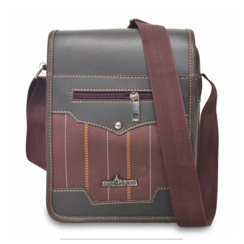 Tas selempang pria merk polo star kain kulit sintetis