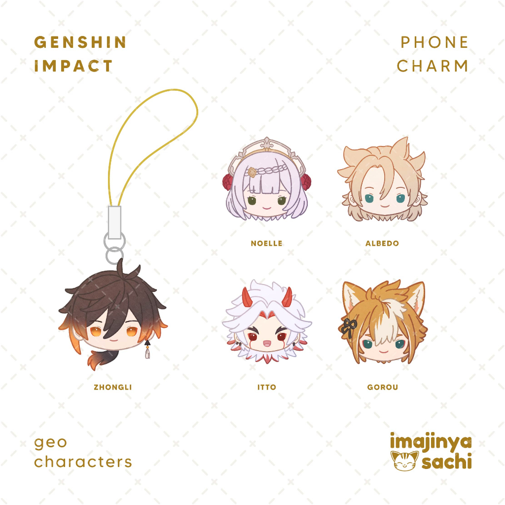 [ imajinyasachi ] Genshin Impact Phone Strap Charm