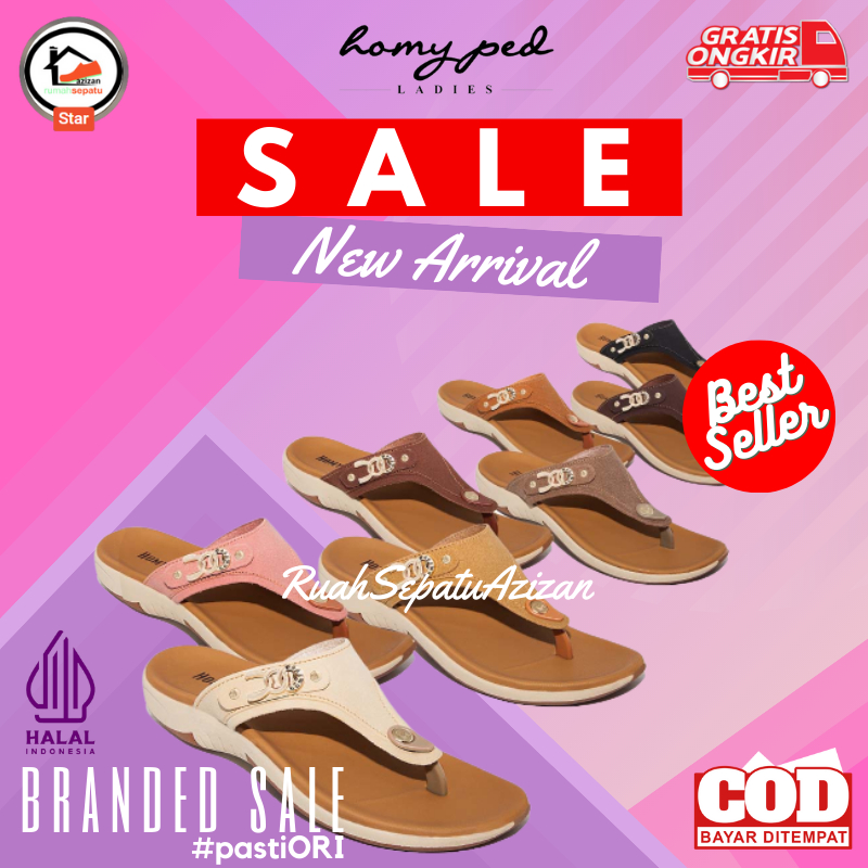 Sandal Flat Wanita HOMYPED | Karen N32 | ORIGINAL