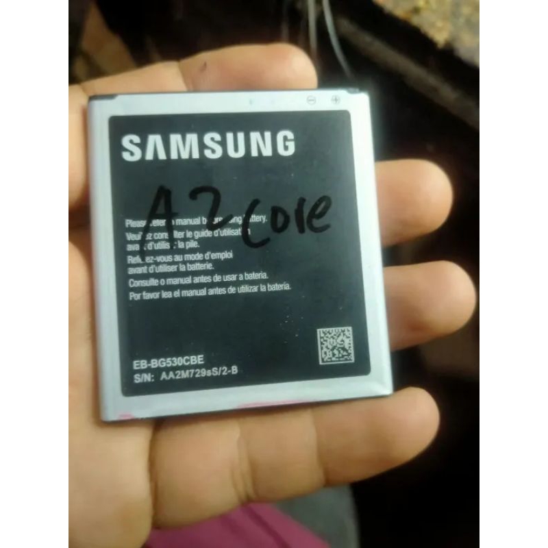 baterai HP Samsung A2 Core ori cabutan normal
