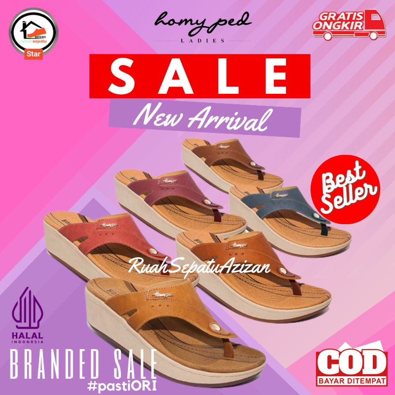 Sandal Flat Wanita HOMYPED | Lolita N Series  | ORIGINAL