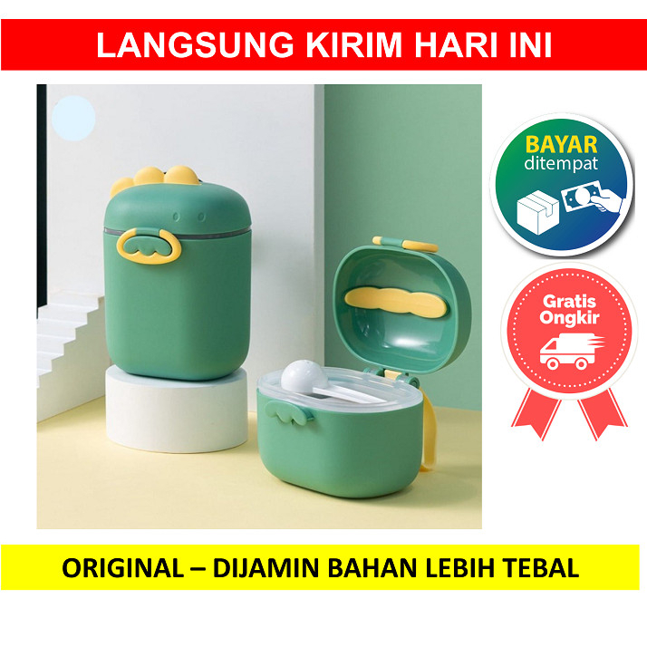 TEMPAT KOTAK SUSU BUBUK DINO L 800ML UK BESAR MILK STORAGE BOX