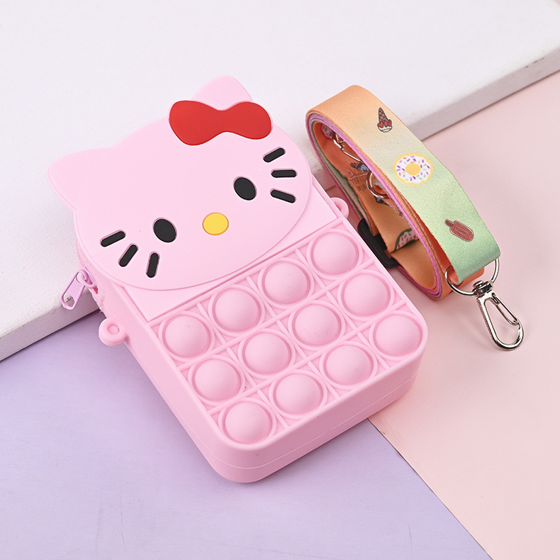 (Hello Girl) D11Tas Pop it Jellly Sling Bag Anak Perempuan Lucu Import