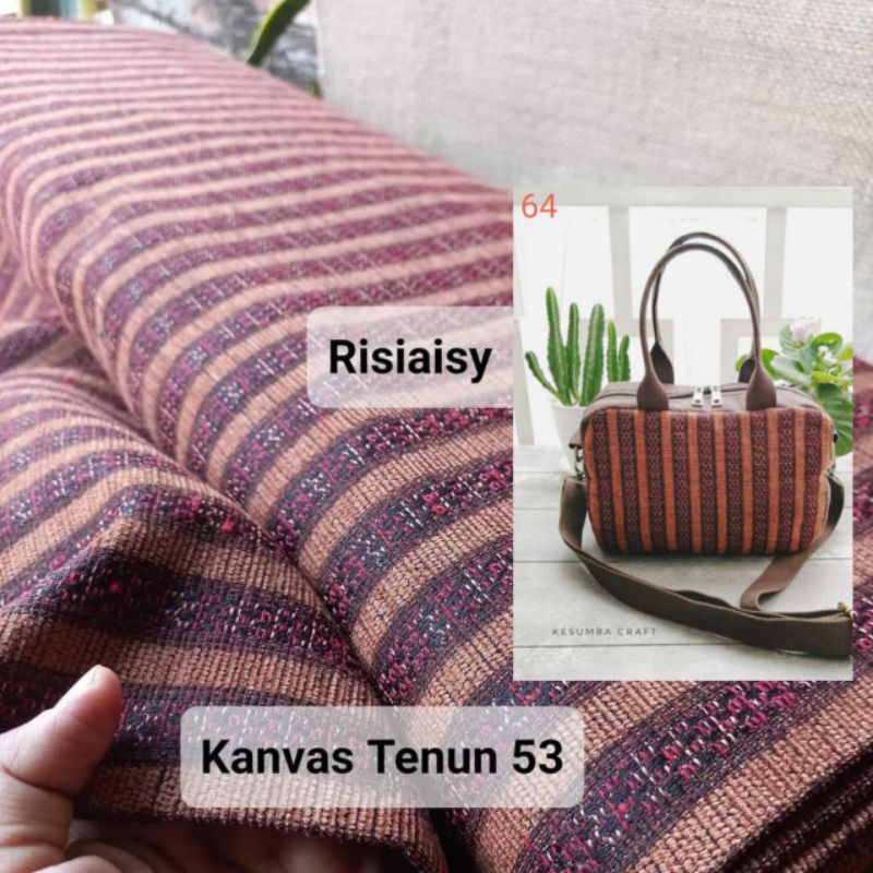 Kain Kanvas Tenun Import Premium Motif ( etalase 2)koordinasi