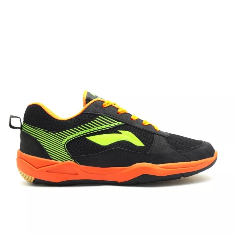 Sepatu Sport Olahraga Futsal Pria Li-Ning Outsole Karet Standart Running Lentur