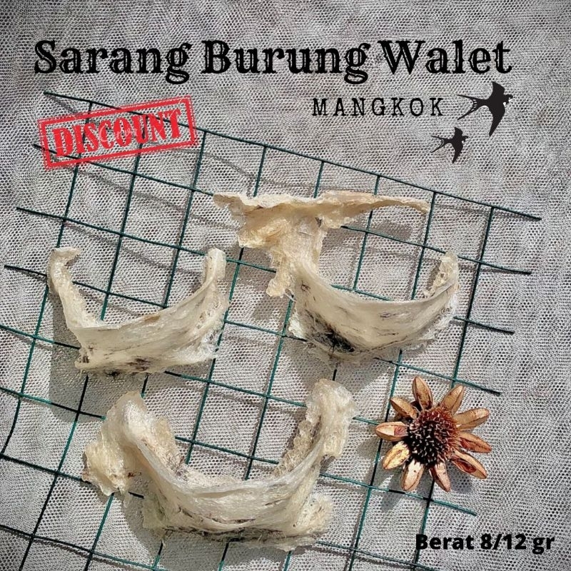 

PROMO:Sarang Burung Walet Mangkok Asli 100% Sumatera / Kotor