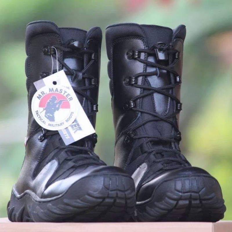 SEPATU PDL MR MASTER BAHAN KULIT SAPI ASLI SEPATU PDL DINAS LAPANGAN UNTUK TNI POLRI SECURITY SATPAM