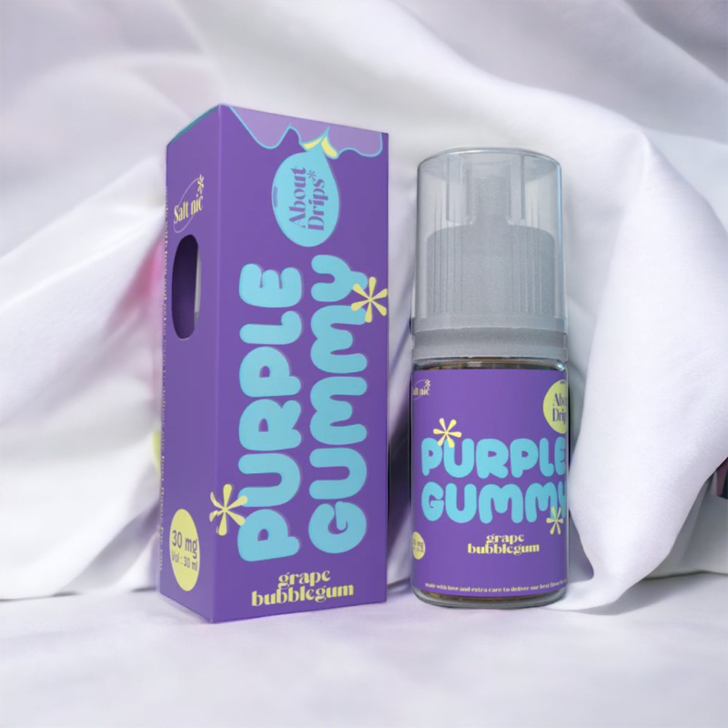 Foom Purple Gummy Grape Bubblegum Salt Nic 30ML by Foom Lab Global x Aboutdrips