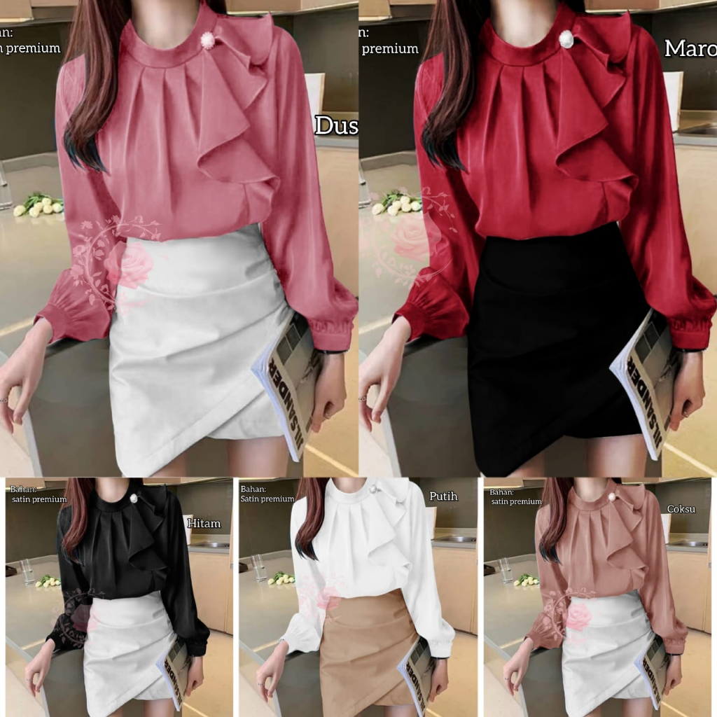 BLOUSE JONKA ATASAN FASHION WANITA / BAJU PESTA /PAKAIAN TERLARIS TERBARU KEKINIAN