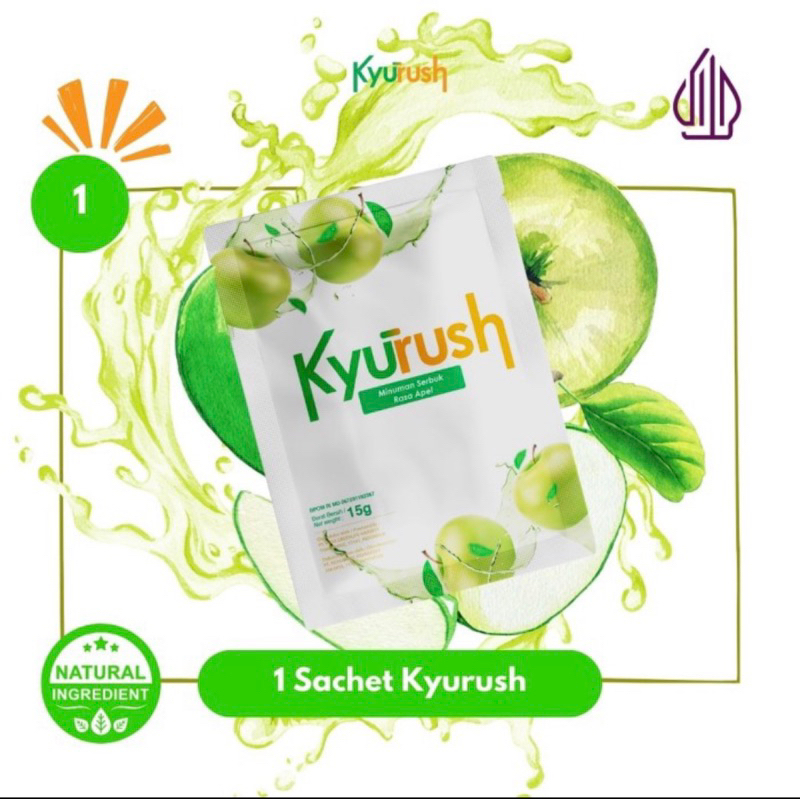 

kyurush fiber drink slimming diet untuk kesehatan pencernaan dan body shape