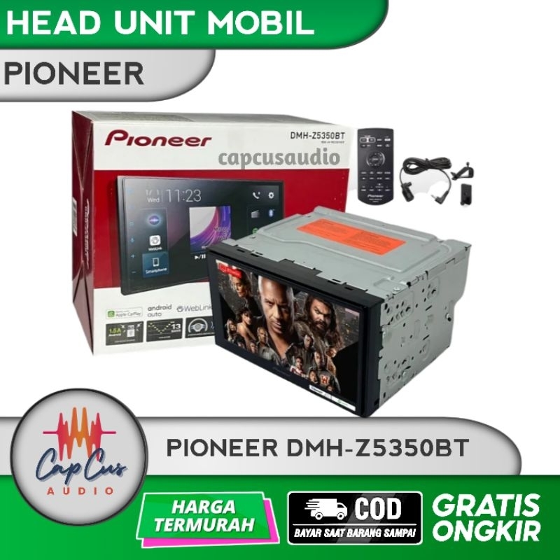 HEAD UNIT PIONEER DMH-Z5350BT TAPE DOUBLE DIN DMH Z5350BT / Z 5350 BT