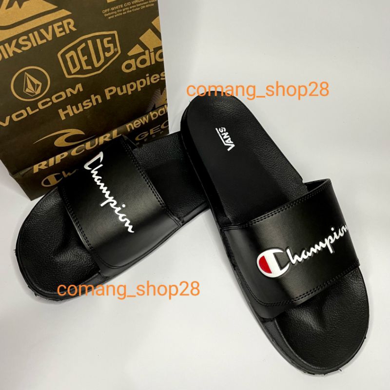 Sendal Pria Slop Champion  PREMIUM IMPORT DISTRO Sendal Flip Flop Sandal Slop